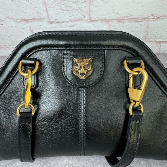Gucci Re(Belle) Black Leather Mini Crossbody Bag - Picture 6 of 16